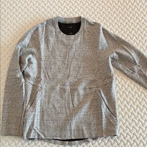 lululemon athletica Heathered Gray Crewneck Sweater